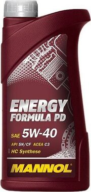 Mannol Energy Formula PD 5W-40 5 л фото