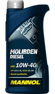 Mannol Molibden Diesel 10W-40 1 л фото