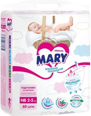 MARY Diapers NB / 60 pcs фото