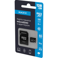 Maxvi microSDHC 128GB Class 10 UHS-I MSD128GBC10V10