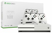 Microsoft Xbox One S 1 ТБ с двумя геймпадами фото