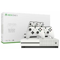 Microsoft Xbox One S 1 ТБ с двумя геймпадами