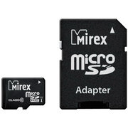 MIREX microSDHC Class 10 UHS-I 16GB adapter фото