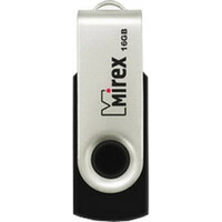 Mirex SWIVEL RUBBER BLACK 16GB