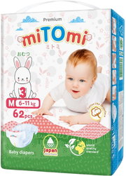 miTOmi Diapers M / 62 pcs фото