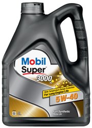 Mobil Super 3000 X1 5W-40 4 л фото