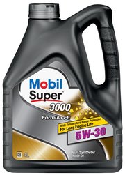 MOBIL Super 3000 X1 Formula FE 5W-30 4 л фото