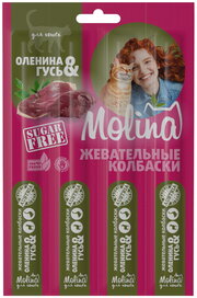 Molina Chewable Sausages Venison/Goose 0.02 kg фото