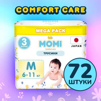 Momi Comfort Care Mega pack M 6-11 кг