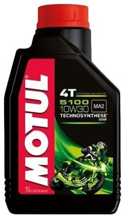 Motul Моторное масло 5100 4T 10W30 1 л фото