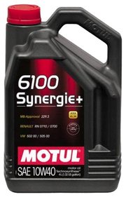 Motul Моторное масло 6100 Synergie+ 10W40 4 л фото