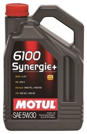 Motul Моторное масло 6100 Synergie+ 5W30 4 л фото