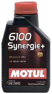 Motul Моторное масло 6100 Synergie+ 5W40 1 л фото