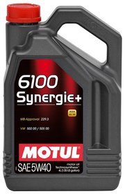 Motul Моторное масло 6100 Synergie+ 5W40 4 л фото