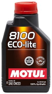 Motul Моторное масло 8100 Eco-lite 0W20 1 л фото