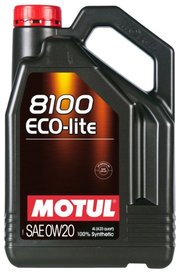 Motul Моторное масло 8100 Eco-lite 0W20 4 л фото