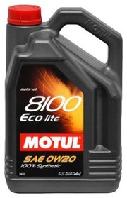 Motul Моторное масло 8100 Eco-lite 0W20 5 л фото