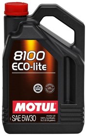 Motul Моторное масло 8100 Eco-lite 5W30 5 л фото