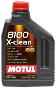 Motul Моторное масло 8100 X-clean 5W40 2 л фото