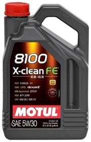 Motul Моторное масло 8100 X-clean FE 5W30 5 л фото