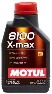 Motul Моторное масло 8100 X-max 0W30 1 л фото