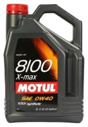 Motul Моторное масло 8100 X-max 0W40 5 л фото