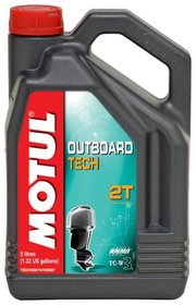 Motul Моторное масло Outboard Tech 2T 5 л фото