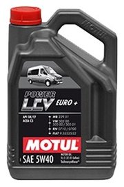 Motul Моторное масло Power LCV Euro+ 5W40 5 л фото