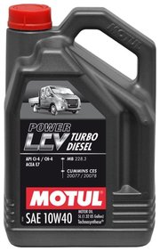 Motul Моторное масло Power LCV Turbo Diesel 10W40 5 л фото