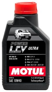 Motul Моторное масло Power LCV Ultra 10W-40 1 л фото