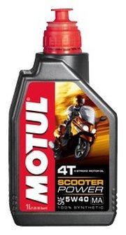 Motul Моторное масло Scooter Power 4T 5W40 1 л фото