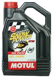 Motul Моторное масло Snowpower 4T 0W40 4 л фото