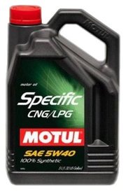 Motul Моторное масло Specific CNG/LPG 5W40 5 л фото