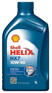 SHELL Моторное масло Helix HX7 Diesel 10W-40 1 л фото