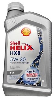 SHELL Моторное масло Helix HX8 ECT 5W-30 1 л фото