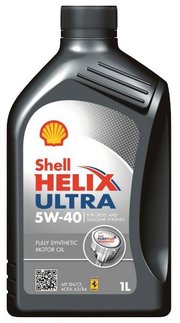 SHELL Моторное масло Helix Ultra 5W-40 1 л фото