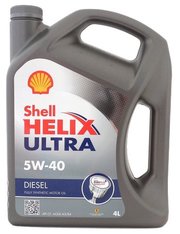 SHELL Моторное масло Helix Ultra Diesel 5W-40 4 л фото