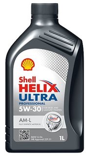 SHELL Моторное масло Helix Ultra Professional AM-L 5W-30 1 л фото