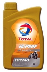 TOTAL Моторное масло HI-PERF 4T Sport 10W40 1 л фото