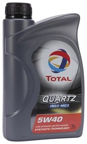 TOTAL Моторное масло Quartz INEO MC3 5W40 1 л фото