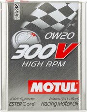 Motul 300 V High RPM 0W-20 2 л фото