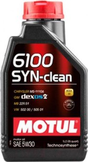 Motul 6100 SYN-CLEAN 5W-30 1 л фото