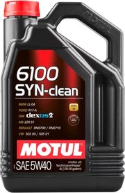 Motul 6100 SYN-CLEAN 5W-40 4 л фото