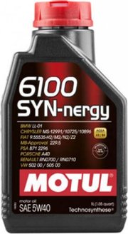 Motul 6100 SYN-NERGY 5W-40 1 л фото