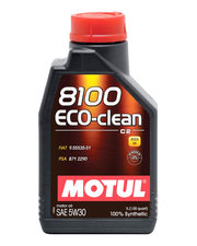 Motul 8100 Eco-clean+ 5W30 5 л фото