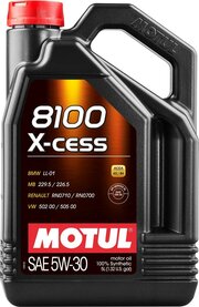 Motul 8100 X-cess 5W-30 5 л фото