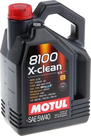 Motul 8100 X-clean 5W-40 4 л фото