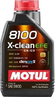 Motul 8100 X-clean EFE 5W-30 1 л фото