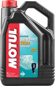 Motul Outboard Tech 4T 10W-40 5 л фото