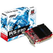 MSI Radeon R5 230 625Mhz PCI-E 2.1 2048Mb 1066Mhz 64 bit DVI HDMI HDCP фото